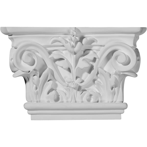 Ekena Millwork 8 5/8"W x 5 1/2"H Acanthus Leaf Capital (Fits Pilasters up to 5 1/4"W x 3/4"D) CAP08X05X02AC - main